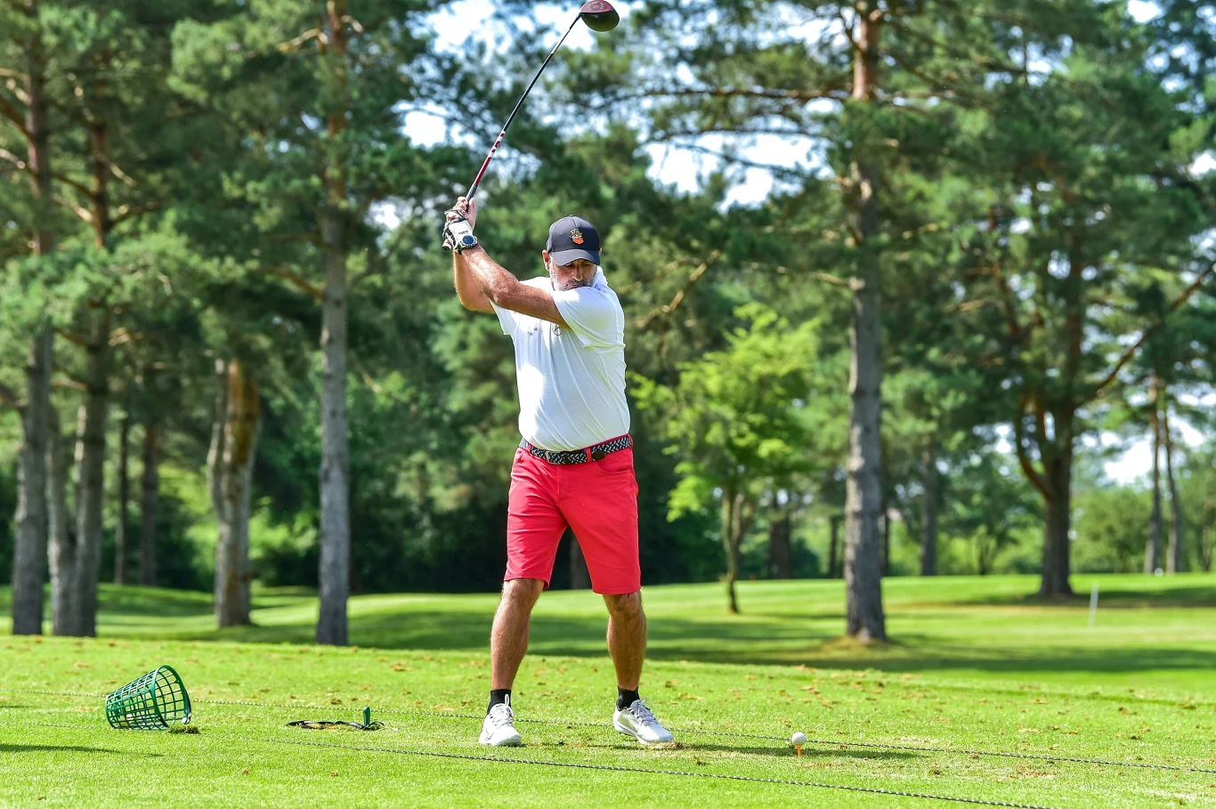 Michał Probierz na golfowych mistrzostwach Polski