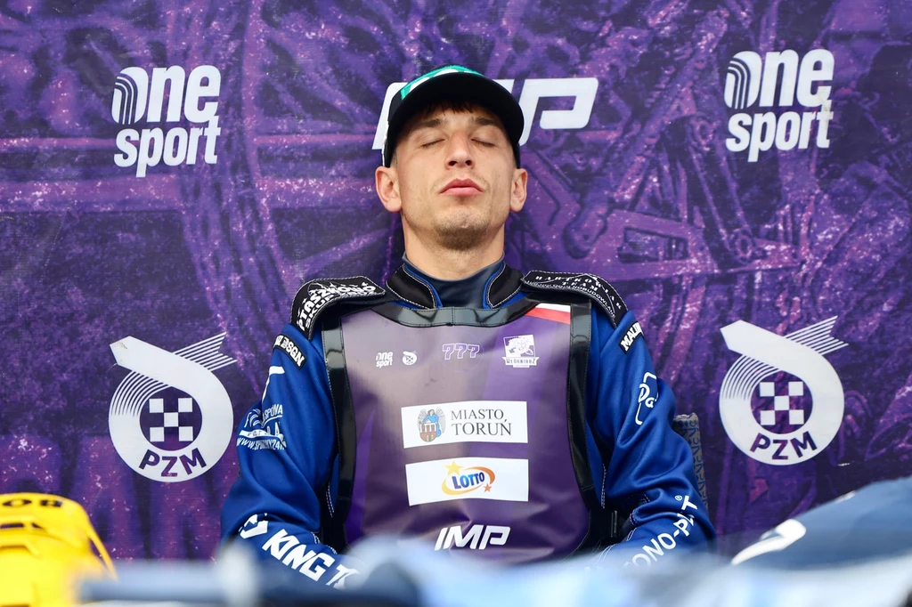 Skoncentrowany Piotr Pawlicki Skoncentrowany Piotr Pawlicki