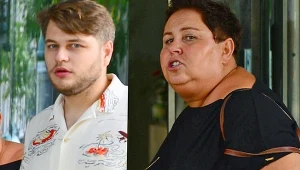 Dorota Wellman z synem