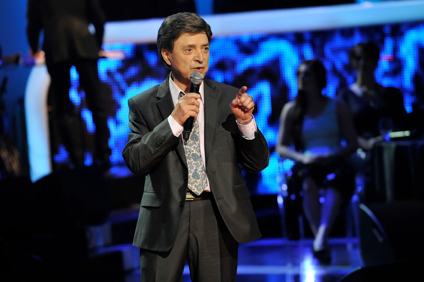 Jerzy Połomski na festiwalu w Opolu (2013) Jerzy Połomski na festiwalu w Opolu (2013)
