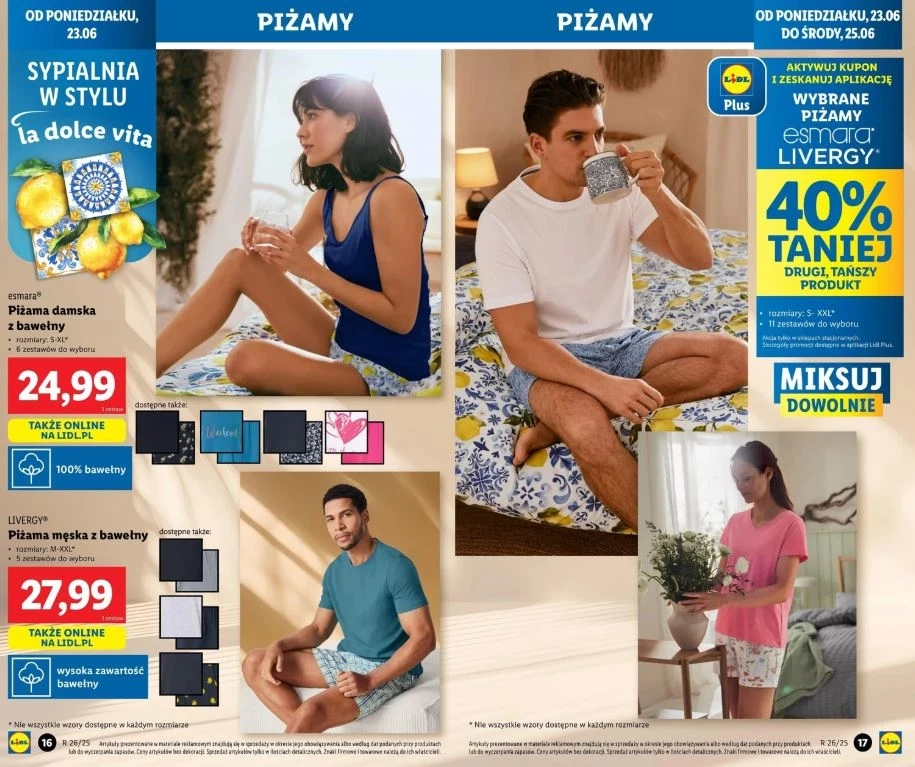Lidl oferuje promocję na piżamy!