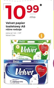 Papier toaletowy Velvet