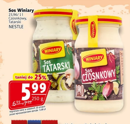 Sos czosnkowy Winiary