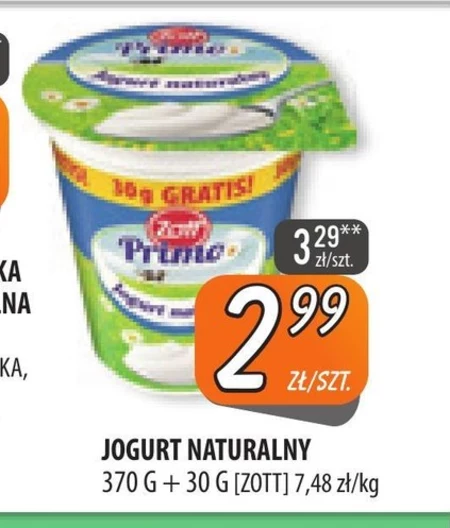Натуральний йогурт Zott