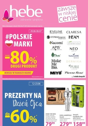 Gazetka promocyjna Hebe, ważna od 20.06.2025 do 06.07.2025.