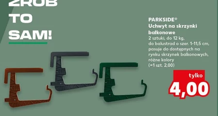 Uchwyt do skrzynek balkonowych Parkside