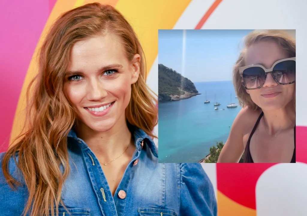 Agnieszka Kaczorowska na Ibizie