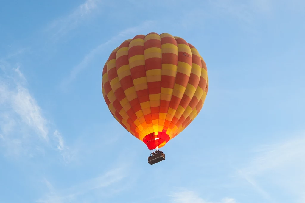 Balon z turystami runął na ziemię. Zdj. ilustracyjne Balon z turystami runął na ziemię. Zdj. ilustracyjne