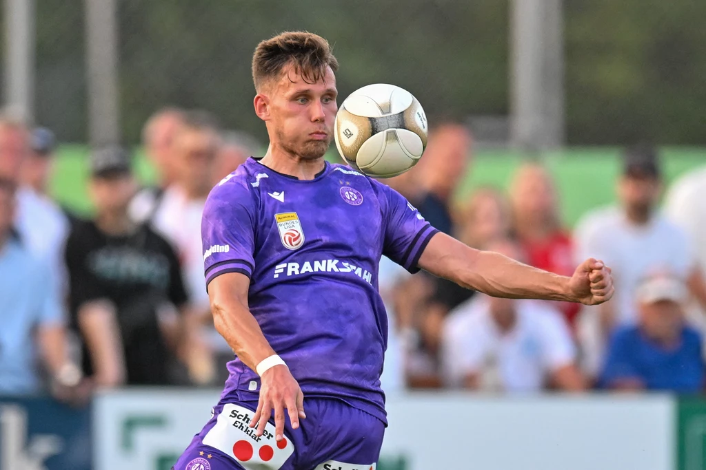 Nik Prelec w barwach Austrii Wiedeń Nik Prelec w barwach Austrii Wiedeń