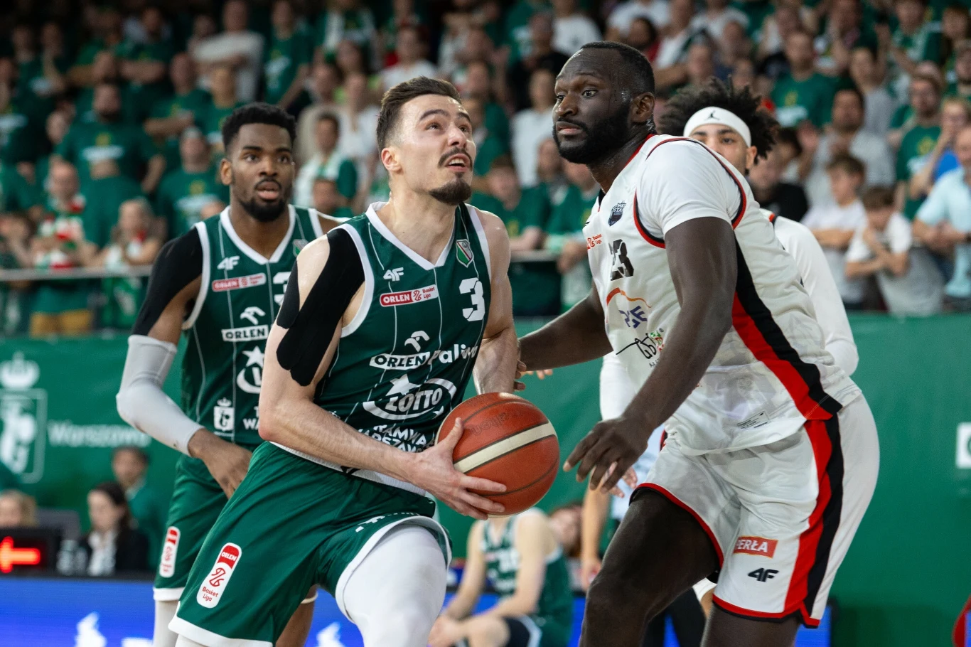 Andrzej Pluta i Ousmane Drame, mecz Legia Warszawa - Start Lublin, 14.06.2025 r.