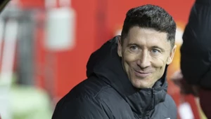 Robert Lewandowski w barwach reprezentacji Polski