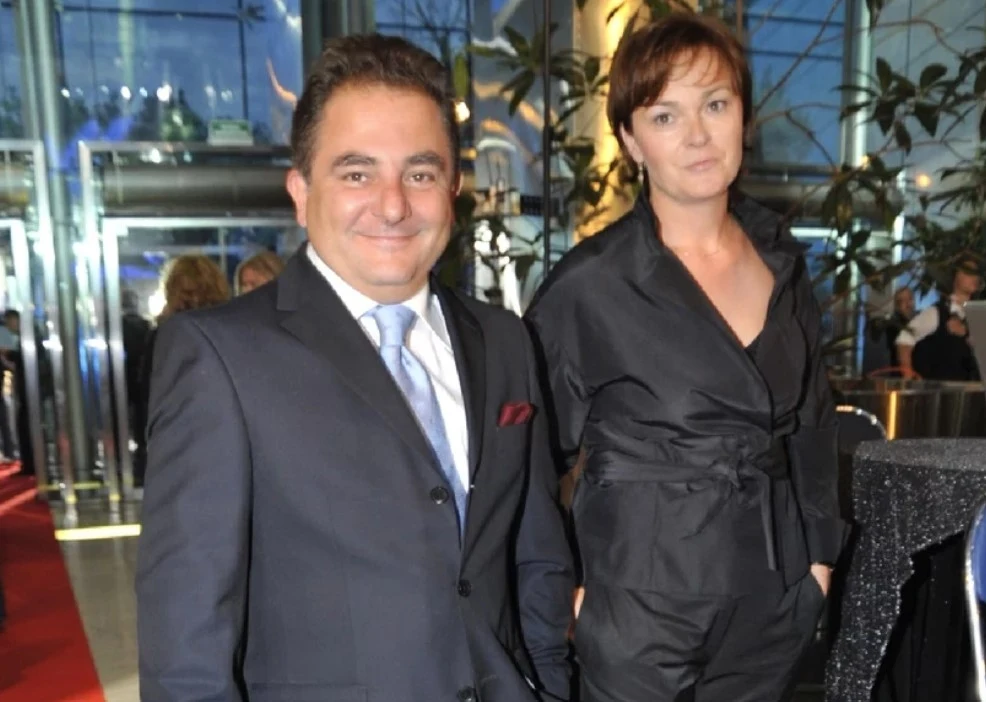 Robert Makłowicz z żoną Agnieszką Robert Makłowicz z żoną Agnieszką