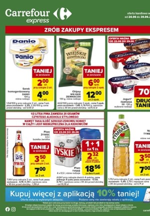 Gazetka promocyjna Carrefour Express, ważna od 24.06.2025 do 30.06.2025.