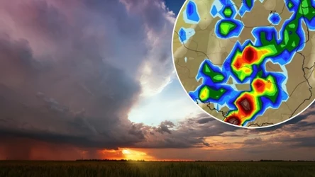Burza w poniedziałek nie ominie żadnego miejsca. Przygotujmy się na ulewne deszcze, gradobicie, a miejscami na południu nawet na trąby powietrzne