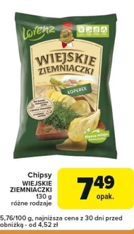 Chipsy Wiejskie ziemniaczki