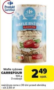Wafle ryżowe Carrefour