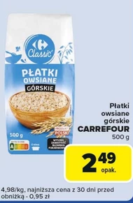 Płatki owsiane Carrefour