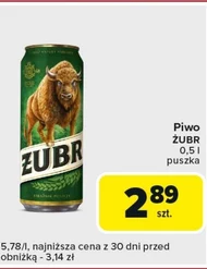 Пиво Żubr