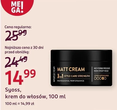 Krem do włosów Syoss
