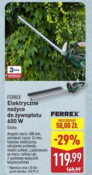 Машинки для стрижки живоплоту Ferrex
