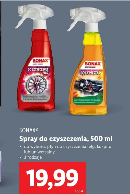 Płyn do czyszczenia felg Sonax