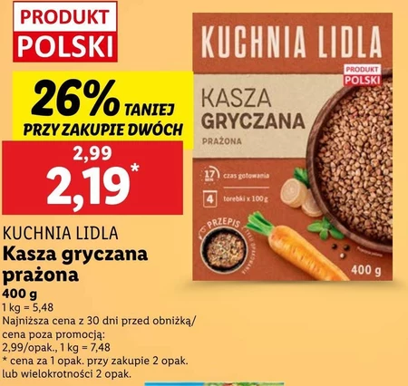 Kasza gryczana Kuchnia Lidla