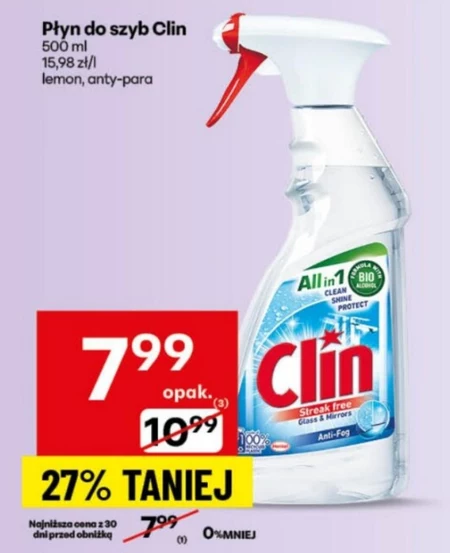 Рідина для миття скла Clin