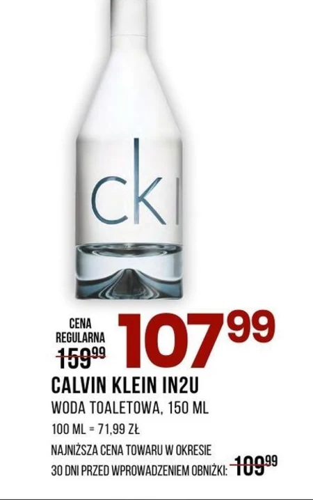 Woda toaletowa Calvin Klein