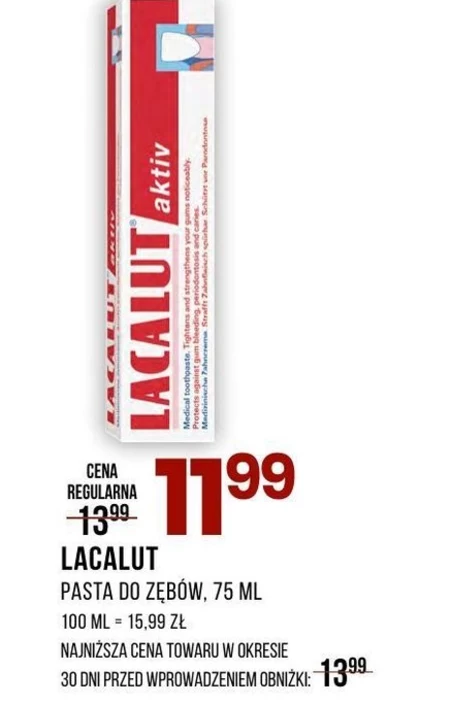 Pasta do zębów Lacalut