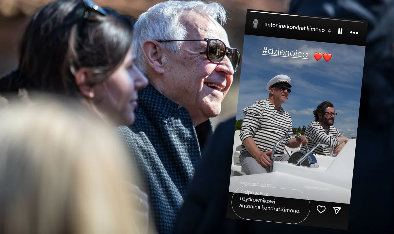 Antonina Turnau pokazała wspólne zdjęcie Kondrata z Grzegorzem Turnauem. Tak świętuje Dzień Ojca