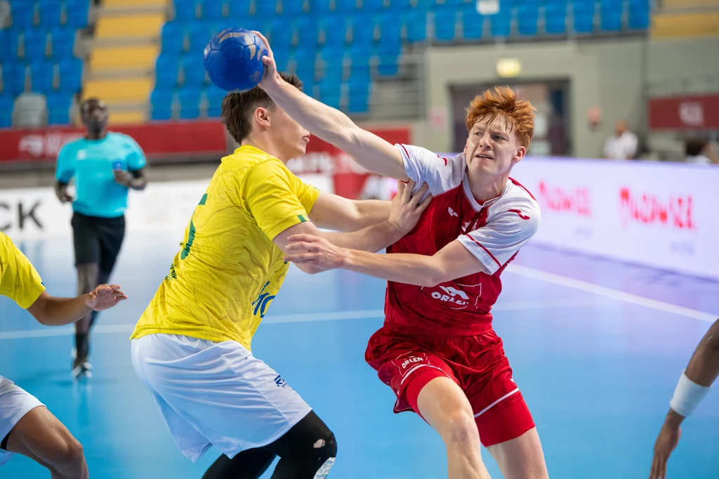 Piotr Mielczarski w meczu Polska - Brazylia Piotr Mielczarski w meczu Polska - Brazylia