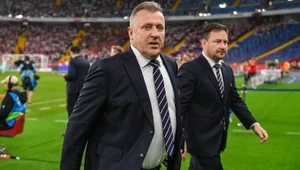Cezary Kulesza (na pierwszym planie), prezes PZPN