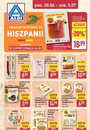 Gazetka promocyjna Aldi, ważna od 30.06.2025 do 05.07.2025.