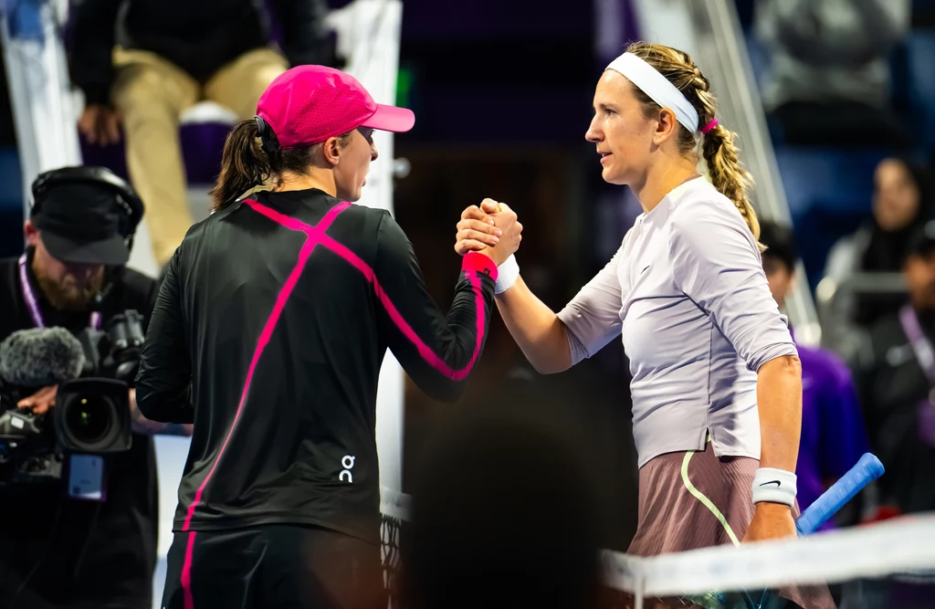 Iga Świątek i Wiktoria Azarenka, 15.02.2024 r. Iga Świątek i Wiktoria Azarenka, 15.02.2024 r.
