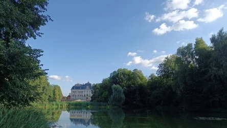 Zabytkowy Park Pszczyński ma powierzchnie 156 ha i jest jednym z najpiękniejszych miejsc w południowej Polsce