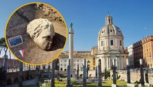 Archeolodzy wykopali wielką głowę. Rzymski skarb sprzed 2 tysiącleci