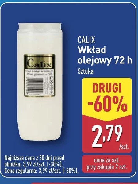 Wkład olejowy Calix