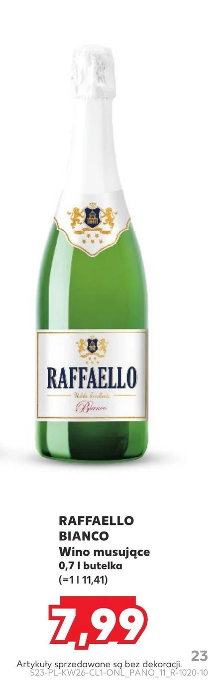 Wino musujące Raffaello