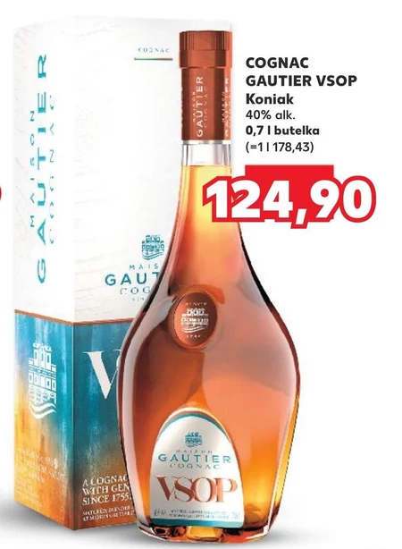 Коньяк Gautier VSOP