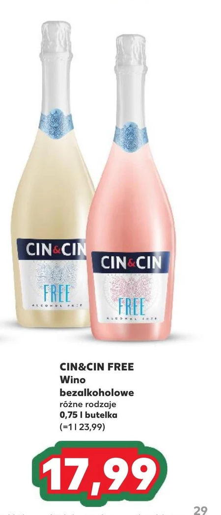 Wino bezalkoholowe Cin&Cin