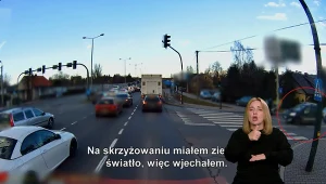 "Stop drogówka": Kierowca ciężarówki popełnił szereg błędów, a jednak nie widzi swojej winy