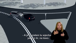 "Stop drogówka": Kolizja na trójkątnym skrzyżowaniu
