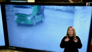 "Stop drogówka": Kierowca ciężarówki uderzył w inny pojazd, a następnie odjechał z parkingu