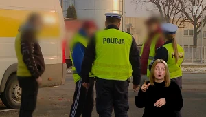 "Stop drogówka": Niedokładne manewry ciężarówki zakończone stłuczką z busem