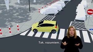 "Stop drogówka": Ukrainka pomimo zakazu skręcała w lewo. Do tego wpadła w poślizg