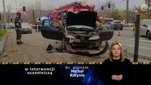 "Stop drogówka": Pijany kierowca wjechał w zaparkowaną taksówkę