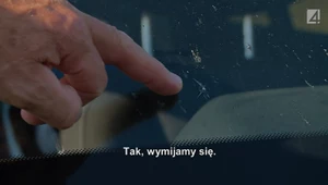 Uszkodzona szyba kamieniem spod ciężarówki. Czyja wina?