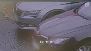 Kamery monitoringu pomogły odnaleźć sprawcę stłuczki na parkingu