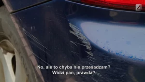 Stłuczka parkingowa. Poszkodowany właściciel auta nie zgadza się z policją