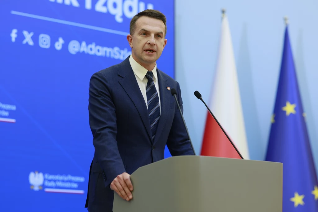 Rzecznik rządu Adam Szłapka Rzecznik rządu Adam Szłapka